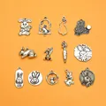 Breloques lapin lapin mignon boucle d'oreille bricolage bijoux résultats exécutifs fournitures