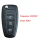Clé télécommande à 3 boutons 433MHz avec 63 puces pour Ford Mondeo Focus c-max Grand Galaxy s-max