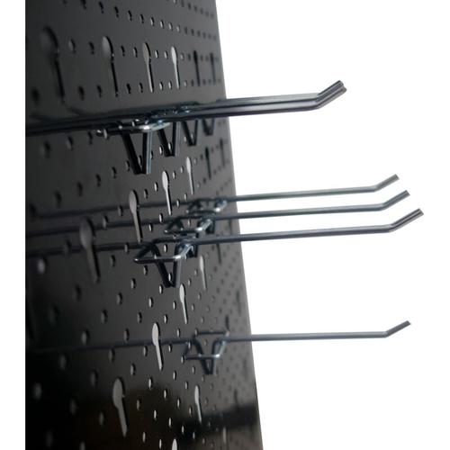 Werkzeugwände Werkzeuglochwand Werkzeugwand aus Metall mit 17tlg. Hakenset 120 x 60 x 2 cm Lochwand