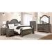 Stroh Traditional Wood 6-Piece Poster Bedroom Set with USB by Furniture of America