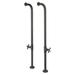 Randolph Morris Single Offset Freestanding Tub Supply Lines - Matte Black RMH399-MB