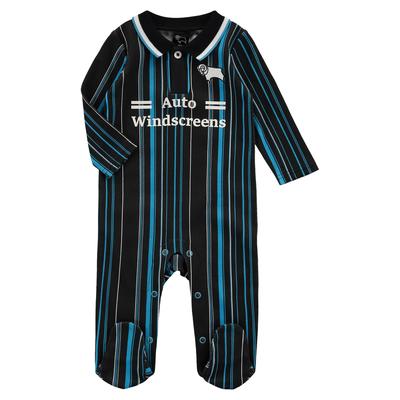 Derby County Retro -Schlafanzug 94-95 Auswärts - Baby Image