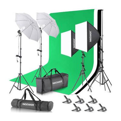 Neewer 4-Light Kit with Background Support System 66600015