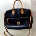 Dooney & Bourke Bags | Dooney & Burke Dillon Double Pocket Satchel Black,Brown,Burgundy 10.5”X15.5”5.5” | Color: Black/Brown | Size: 10.5 “X 15.5” X 5.5”