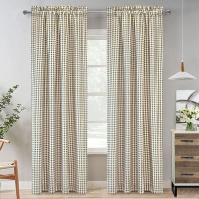 Chapman Tailored Curtain Pair, 80 x 84, Gray