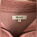 Madewell Tops | Madewell Pink Pullover Fleece Xxs | Color: Pink | Size: Xxs