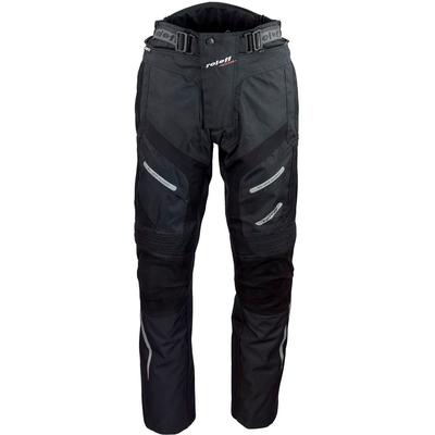 Motorradhose ROLEFF "RO 460" Gr. S, schwarz, Hosen, S, N-Gr, Obermaterial: 100% Polyester. Applikation: 100% Rindnubukleder. Innenfutter: 100% Polyester, wind- und wasserdicht, atmungsaktiv Image