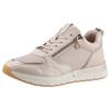 Keilsneaker TAMARIS, Damen, Gr. 42, rosa (rosé), Textil, Lederimitat, sportlich, Schuhe, Freizeitschuh, Halbschuh, Schnürschuh in schmaler Form, Topseller