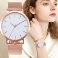 Montre de Luxe pour Femme en Or Rose et Argent Nouvelle Collection