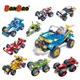 BanBao – blocs de Construction de voiture extractible Mini véhicule jouets éducatifs pour garçons