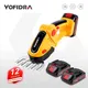 Yofidra-Tondeuse à Gazon Électrique 2 en 1 de 24V Taille-haie 20000 Pliable Ciseaux de Jardin