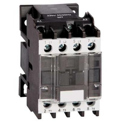 DAYTON 6EAY3 IEC Magnetic Contactor, 4 Poles, 120 V AC, 12 A, Reversing: No