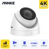 ANNKE C800 Turret 8MP 4K Ultra HD PoE IP Security Camera with Audio Recording Supports 256 GB TF Card Remote Access
