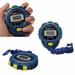 Watch Timer Stopwatch Counter LCD Chronograph Digital Odometer Alarm Sport Sport Watch