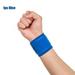 1/2pcs Black Blue color Fitness Powerlifting Safety Elastic Bandage Gym Sport Accessories Cotton Sweat band Hand Wrist Support Adjustable Wraps Training Exercises Wristband BLUE 1PC