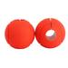 1 Pair Silicone Dumbbell Grips Barbell Pull Up Bar Handle Grips Ball Weightlifting Gym Arm Strength Training Red