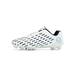 Rotosw Women Athletic Shoes Round Toe Trainers Lace Up Running Shoe Nonslip Flat Soccer Cleats Outdoor Lightweight Jumping Sneakers White 8