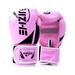 ADVEN 1 Pair Women Men Portable Boxing Gloves Training Practice Adjustable Punching Mitts Hand Protector Sports Gears Accessories Pink 12oz