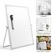 STOBOK Magnetic Dry Erase Board Double Sided Personal Desktop Tabletop White Board Planner Reminder with Stand for School Home Office