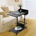 AMONIDA Removable Laptop Table Adjustable Height Standing Computer Desk Portable Stand Up Work Station Cart Tray Side Table for Sofa and Bed