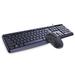 axGear USB Wired Keyboard Mouse Combo Full Sized Water Spill Resistant