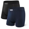 Saxx - Ultra Super Soft Boxer Brief Fly 2-Pack - Kunstfaserunterwäsche Gr M blau