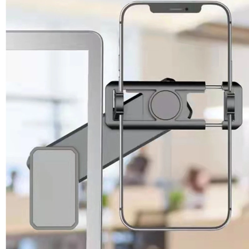 Support réglable pour ordinateur portable, support pour téléphone portable, Clip de montage latéral pour ordinateur portable, support d'extension pour moniteur d'ordinateur, support pour Smartphone