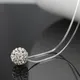 Collier et pendentif boule en argent Sterling 925 pour femme bijoux tendance cadeau de Festival