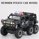 Hummer – modèle de voiture en alliage pour enfants 1:32 grand pneu H2 6*6 jouet en métal moulé