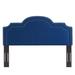 Belinda Performance Velvet Headboard by Modway Upholstered/Polyester in Blue | 25.5 H x 78.5 W x 3 D in | Wayfair MOD-6570-NAV