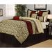 Astoria Grand Lynnette 7 Piece Comforter Set Polyester/Polyfill/Microfiber in Brown/Red/Yellow | King | Wayfair 5A21B34409494C90ADF978828FBFD0D5