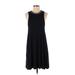 American Eagle Outfitters Casual Dress - A-Line Crew Neck Sleeveless: Black Print Dresses - Women's Size X-Small