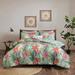 Bay Isle Home™ Kash 3 Piece Microfiber Reversible Printed Comforter Set Polyester/Polyfill/Microfiber in Green | Wayfair