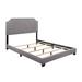 Latitude Run® Standard Bed Wood & /Upholstered/Microfiber/Microsuede in Gray | 4.3307 H x 28.7402 W x 66.9291 D in | Wayfair