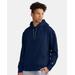 Champion CHP180 Gameday Hooded Sweatshirt in Navy Blue size Large | Polyester/Spandex Blend