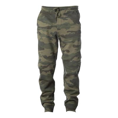 Independent Trading Co. PRM16PNT Youth Lightweight Special Blend Sweatpants in Forest Greenuflage Heather size Small | Cotton/Polyester