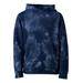 Independent Trading Co. PRM1500TD Youth Midweight Tie-Dye Hooded Pullover T-Shirt in Tie Dye Navy Blue size Large | Cotton/Polyester Blend