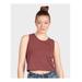 Next Level 5083 Women's Festival Cropped Tank Top size 2XL | Cotton/Polyester Blend