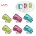 CNKOO 6Pcs Toothbrush Head Covers with Suction Cup Anti Dust Toothbrush Cover Great Protective Case for Home Travel Outdoor & Camping