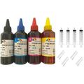 4 Pack Refill Ink Bottles Compatible for Canon HP Brother Lexmark Inkjet Printers Refillable Cartridge CISS CIS System