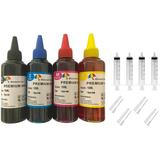 4 Pack Refill Ink Bottles Compatible for Canon HP Brother Lexmark Inkjet Printers Refillable Cartridge CISS CIS System