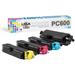 Made in USA Compatible Toner for Ricoh Lanier Savin PC600 408310 408311 408312 408313 CMYK 4 cartridges