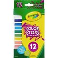 Crayola 12 Color Sticks Woodless Colored Pencils - Red Red Orange Orange Yellow Yellow Green Green Sky Blue Blue Violet Brown Black ... Lead - 12 / Set | Bundle of 5 Sets