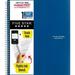 Five Star Wirebound Notebook - 1 Subject(s)100 Pages - Wire Bound - College Ruled - 8 1/2 x 11 - Blue Cover - Double Sided Sheet Durable Water Resistant Wear Resistant Tea | Bundle of 2 Each