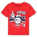 Toddler Red Cleveland Guardians Ball Boy T-Shirt