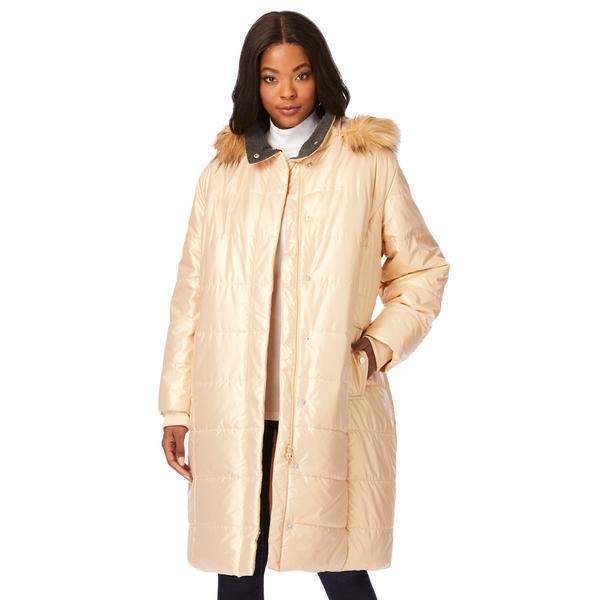 plus-size-womens-mid-length-puffer-jacket-with-hood-by-roamans-in-sparkling-champagne--size-1x--winter-coat/