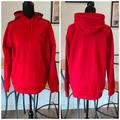 Adidas Shirts | Barely Worn! Adidas - Classic Red Sweatshirt - Climawarm - Fleece Lined - Size M | Color: Red | Size: M