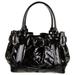 Burberry Bags | Burberry Beaton Large Black Patent Leather Quilted Tote | Color: Black | Size: Os
