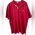 Burberry Shirts | Burberry Brit Mens Xxl Red Polo Shirt Classic Fit | Color: Red | Size: Xxl