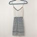 Anthropologie Dresses | Anthro Staring At Stars Lace Bodice Cross Open Back Dress Size Medium | Color: Cream/Silver | Size: M